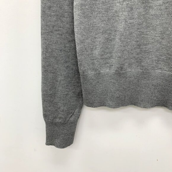 Loro Piana Gray cashmere crewneck long-sleeve sweatshirt - Picture 4 of 7
